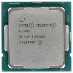 Процессор Intel Celeron G5905 OEM SRK27 OEM (2, 3.5 ГГц, 4 МБ, OEM)