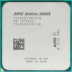 Процессор AMD Athlon 200GE YD200GC6M20FB OEM (2, 3.2 ГГц, 4 МБ, OEM)