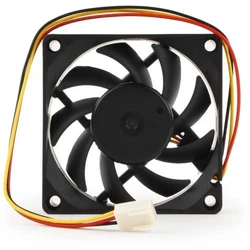 Система охлаждения Gembird Вентилятор 70x70x15, втулка, 3pin, провод 25см [D7015SM-3] Для системного блока