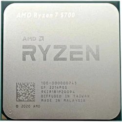 Процессор AMD Ryzen 7 5700 100-000000743 Ryzen 7, 8, 3.7, 20, TRAY