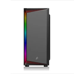 Корпус 1STPLAYER Rainbow RB-4 Black RB-4-BK-1F5M Игровые, Mid-Tower