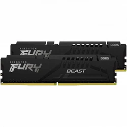 ОЗУ Kingston Fury Beast KF556C40BBK2-128 DIMM, DDR5, 128 Гб (2 х 64 Гб), 5600 МГц