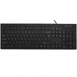Клавиатура Deluxe DLK-180UB Проводная, USB