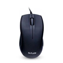 Мышь Deluxe DLM-375OUB Бюджетные, Проводная