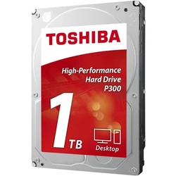 Внутренний накопитель Toshiba Жесткий диск HDD 1Tb TOSHIBA P300 SATA 6Gb/s 7200rpm 64Mb 3.5" HDWD110UZSVA HDD (классические), 1 ТБ, 3.5 дюйма, SATA