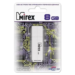 USB флешка (Flash) Mirex White 13600-FMULWH08 8 ГБ