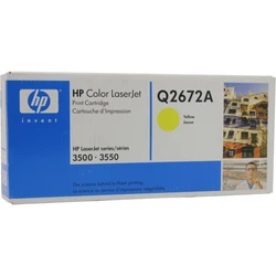 Картридж для плоттеров HP Q2672A желтый