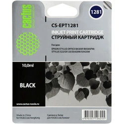 Струйный картридж Cactus CS-EPT1281 черный