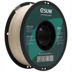 Расходный материалы для 3D-печати ESUN ePLA-LW filament, Natural, 1.75mm 1kg/roll ePLA-LW175N1