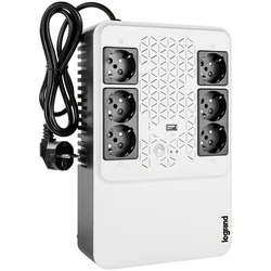 Источник бесперебойного питания Legrand Keor Multiplug 600 310081 Линейно-интерактивные, Напольный (Tower), 600 ВА, 360 Вт