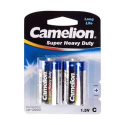 Батарейка CAMELION Super Heavy Duty R14P-BP2B - 2штуки (Блистер)