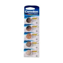 Батарейка CAMELION Lithium CR2025-BP5 - 5штук (Блистер)