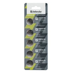 Батарейка Defender CR2032 - 5штук (Блистер) CR2032 5штук