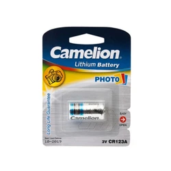 Батарейка CAMELION CR123A-BP1 - 1штука (Блистер)