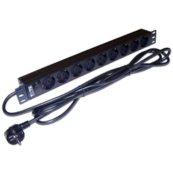 Распределитель питания LANMASTER TWT-PDU19-16A9P-3.0