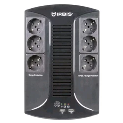 Источник бесперебойного питания Irbis ISBR600E Линейно-интерактивные, Напольный (Tower), 600 ВА, 360 Вт