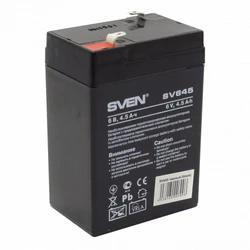 Сменные аккумуляторы АКБ для ИБП Sven SV 6V4.5Ah SV-0222064 6 В