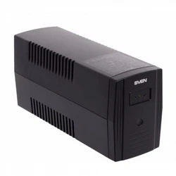 Источник бесперебойного питания Sven Pro 600 600VA 360W (2 EURO) SV-013837 Линейно-интерактивные, Напольный (Tower), 600 ВА, 360 Вт