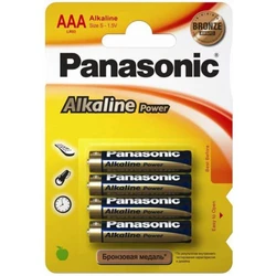Батарейка Panasonic Alkaline Power AAA/4B LR03REB/4BPU/LR03APB/4BP