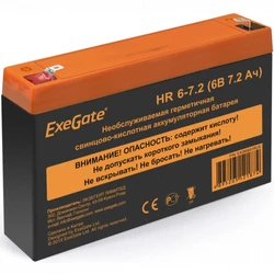 Сменные аккумуляторы АКБ для ИБП ExeGate HR 6-7.2 EX285651RUS 6 В