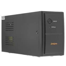 Источник бесперебойного питания ExeGate BNB-600.LED.AVR.4C13 EP285538RUS Линейно-интерактивные, Напольный (Tower), 600 ВА, 360 Вт