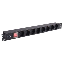 Распределитель питания ITK PDU 8 розеток PH12-8D3