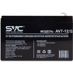 Сменные аккумуляторы АКБ для ИБП SVC AV7-12/S 12 В