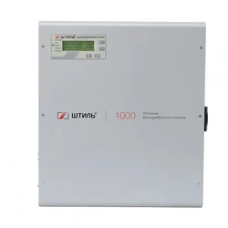 Источник бесперебойного питания Штиль SW1000SL Двойное преобразование (On-Line), 1000 ВА, 900 Вт