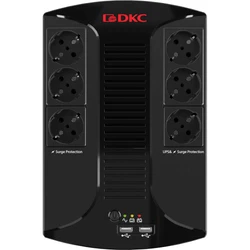 Источник бесперебойного питания DKC Info PDU 800VA INFOPDU800 Линейно-интерактивные, Напольный (Tower), 800 ВА, 480 Вт
