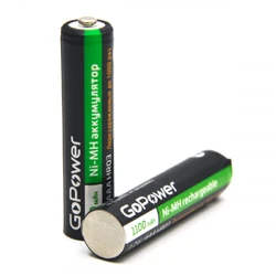 Батарейка GoPower HR03 AAA BL2 NI-MH 1100mAh 00-00015316