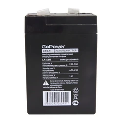 Сменные аккумуляторы АКБ для ИБП GoPower LA-660 00-00017023 6 В