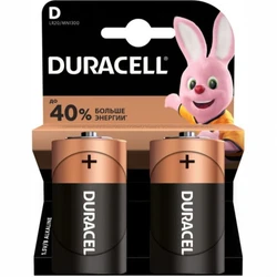 Батарейка Duracell LR20 D Basic MN1300 BL2 5000394052512
