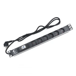 Распределитель питания Cabeus PDU-6P-B-2EU