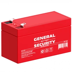Сменные аккумуляторы АКБ для ИБП General Security Аккумулятор GS1.2-12 GENERAL SECURITY 12 В