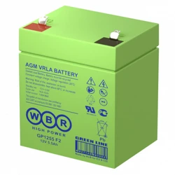 Сменные аккумуляторы АКБ для ИБП WBR GP1255 F2 12 В