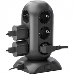 Распределитель питания Tessan TPS02-DE Black