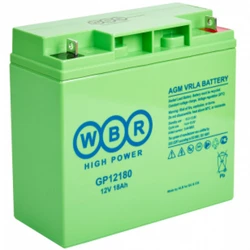 Сменные аккумуляторы АКБ для ИБП WBR GP12180 12 В