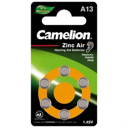 Батарейка CAMELION Zinc Air A13-BP6 1.45V