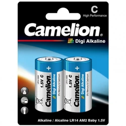 Батарейка CAMELION Digi Alkaline 1.5V 8000 mAh LR14-BP2DG