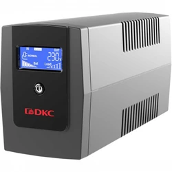 Источник бесперебойного питания DKC Info LCD INFOLCD600I Линейно-интерактивные, Напольный (Tower), 600 ВА, 360 Вт