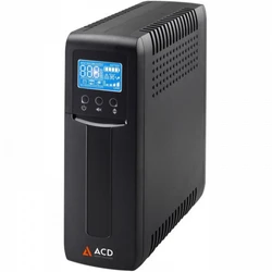 Источник бесперебойного питания ACD PW-Slim 850 82N-C34003-00G Линейно-интерактивные, Напольный (Tower), 850 ВА, 510 Вт