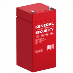Сменные аккумуляторы АКБ для ИБП General Security Аккумулятор GS4.5-4 GENERAL SECURITY 4 В
