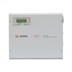 Источник бесперебойного питания Штиль SW500L Двойное преобразование (On-Line), 500 ВА, 400 Вт