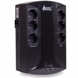 Источник бесперебойного питания SVC U-650-L Линейно-интерактивные, Напольный (Tower), 650 ВА, 390 Вт