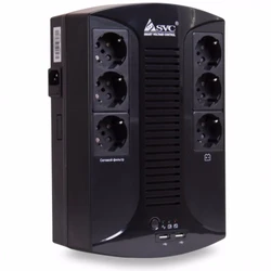 Источник бесперебойного питания SVC U-850-L Линейно-интерактивные, Напольный (Tower), 850 ВА, 510 Вт