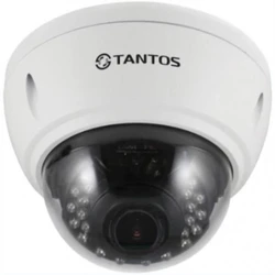 IP видеокамера Tantos TSi-Ve25VPA 00-00126759 Купольная, Уличная, Проводная, 2.8 ~ 12 мм, 1/2.8", 2 Мп ~ 1920×1080 Full HD