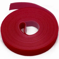 Аксессуар для кабельных сетей Hyperline Лента (липучка) в рулоне ширина 9 мм длина 5 м красная WASNR-5x9-RD