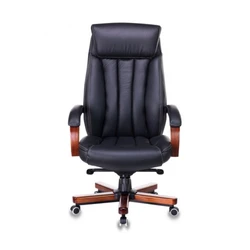 Компьютерный стул Бюрократ Кресло руководителя T-9922WALNUT/BLACK