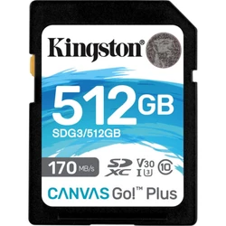 Флеш (Flash) карты Kingston 512Gb SDXC, UHS-I Class U3 V30 SDG3/512GB 512 ГБ