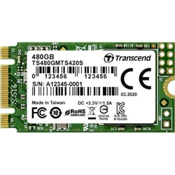 Жесткий диск Transcend MTS420 TS480GMTS420S SSD (твердотельные), 480 ГБ, M.2, SATA